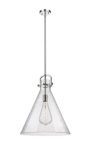 Newton Cone - 1 Light - 18 inch - Polished Nickel - Pendant (410-1SL-PN-G411-18SDY)