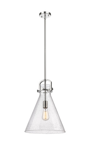 Newton Cone - 1 Light - 14 inch - Polished Nickel - Pendant (410-1SL-PN-G411-14SDY)