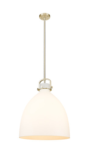 Newton Bell - 1 Light - 18 inch - Champagne Bronze - Pendant (410-1SL-CB-G412-18WH)