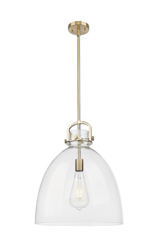 Newton Bell - 1 Light - 16 inch - Champagne Bronze - Pendant (410-1SL-CB-G412-16CL)