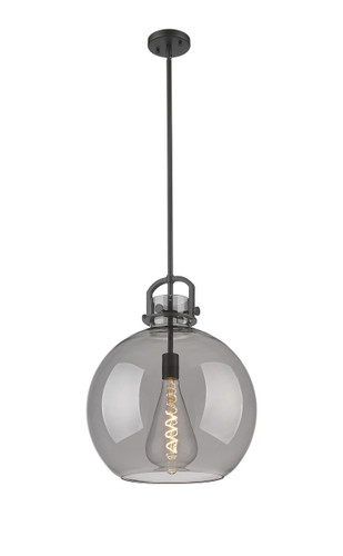 Newton Sphere - 1 Light - 16 inch - Matte Black - Pendant (410-1SL-BK-G410-16SM)