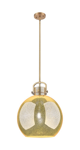 Newton Sphere - 1 Light - 16 inch - Brushed Brass - Pendant (410-1SL-BB-G410-16ME)