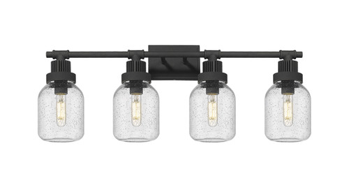 Somers - 4 Light - 33 inch - Textured Black - Bath Vanity Light (472-4W-TBK-G472-6SDY)