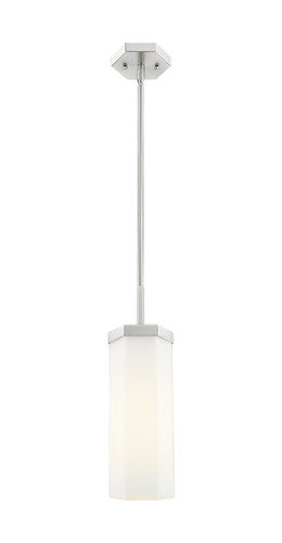 Blakeley - 1 Light - 5 inch - Satin Nickel - Pendant (463-1S-SN-G463-12WH)