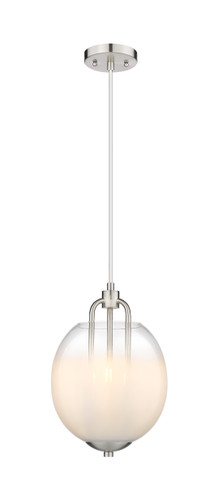 Fall Brook - 3 Light - 10 inch - Satin Nickel - Pendant (453-3P-SN-G453-10WCL)