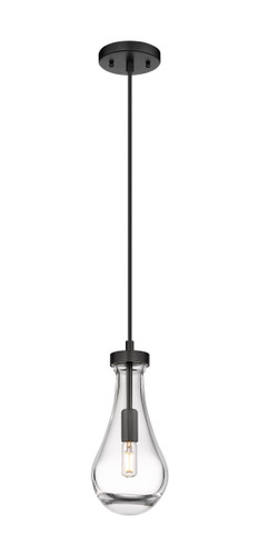 Owego - 1 Light - 5 inch - Matte Black - Pendant (451-1P-BK-G451-5CL)