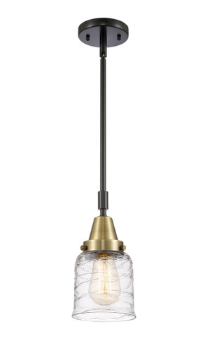 Bell - 1 Light - 5 inch - Black Antique Brass - Mini Pendant (447-1S-BAB-G513-LED)