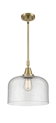 Bell - 1 Light - 12 inch - Antique Brass - Mini Pendant (447-1S-AB-G74-L-LED)