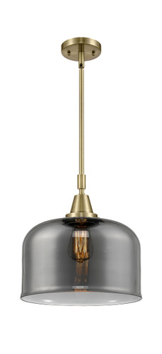 Bell - 1 Light - 12 inch - Antique Brass - Mini Pendant (447-1S-AB-G73-L)
