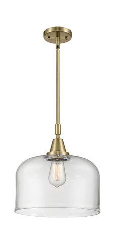 Bell - 1 Light - 12 inch - Antique Brass - Mini Pendant (447-1S-AB-G72-L-LED)