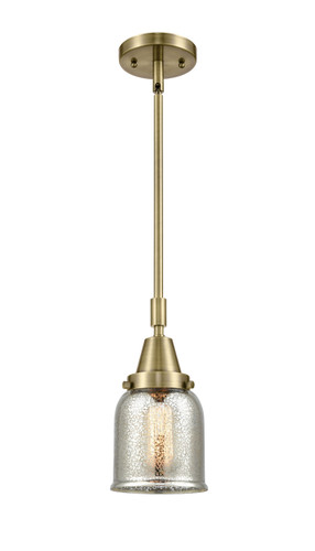 Bell - 1 Light - 5 inch - Antique Brass - Mini Pendant (447-1S-AB-G58)