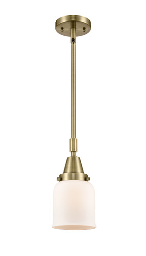 Bell - 1 Light - 5 inch - Antique Brass - Mini Pendant (447-1S-AB-G51)