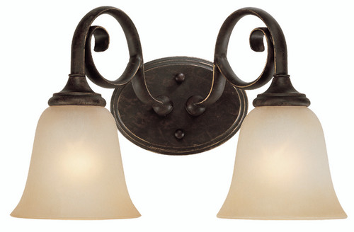Barrett Place 2 Light Vanity In Mocha Bronze (24202-MB)