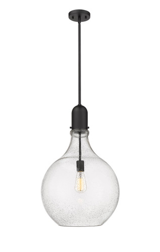 Amherst - 1 Light - 16 inch - Matte Black - Stem hung - Pendant (492-1S-BK-G584-16-LED)