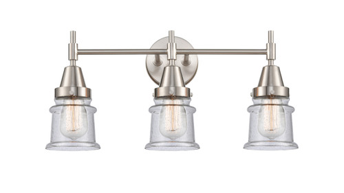 Canton - 3 Light - 23 inch - Satin Nickel - Bath Vanity Light (447-3W-SN-G184S-LED)