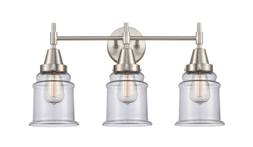Canton - 3 Light - 24 inch - Satin Nickel - Bath Vanity Light (447-3W-SN-G182)