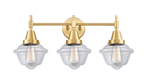 Oxford - 3 Light - 26 inch - Satin Gold - Bath Vanity Light (447-3W-SG-G532-LED)