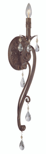 Englewood 1 Light Wall Sconce In French Roast (25621-FR)