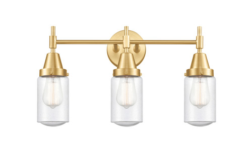 Dover - 3 Light - 23 inch - Satin Gold - Bath Vanity Light (447-3W-SG-G314)
