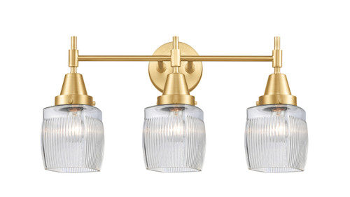 Colton - 3 Light - 24 inch - Satin Gold - Bath Vanity Light (447-3W-SG-G302)