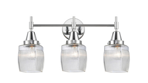Colton - 3 Light - 24 inch - Polished Chrome - Bath Vanity Light (447-3W-PC-G302)