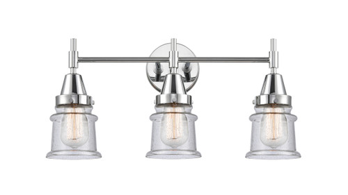 Canton - 3 Light - 23 inch - Polished Chrome - Bath Vanity Light (447-3W-PC-G184S)