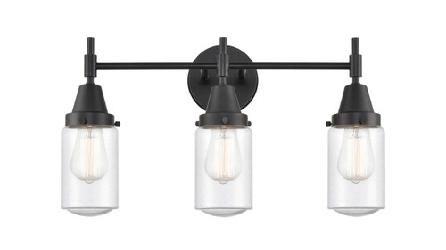 Dover - 3 Light - 23 inch - Matte Black - Bath Vanity Light (447-3W-BK-G314-LED)
