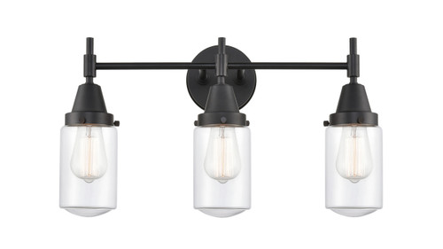 Dover - 3 Light - 23 inch - Matte Black - Bath Vanity Light (447-3W-BK-G312-LED)