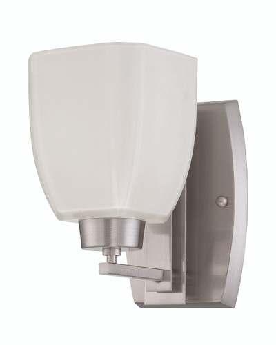 Boulevard 1 Light Wall Sconce in Mocha Bronze/Silver Accents (26731-MBS)