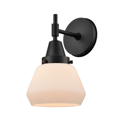 Fulton - 1 Light - 7 inch - Matte Black - Sconce (447-1W-BK-G171)