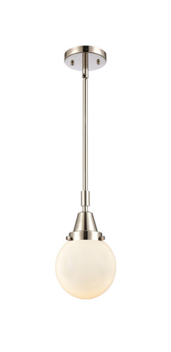Beacon - 1 Light - 6 inch - Polished Nickel - Mini Pendant (447-1S-PN-G201-6)