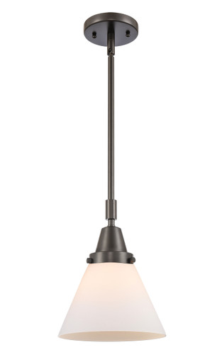 Cone - 1 Light - 8 inch - Oil Rubbed Bronze - Mini Pendant (447-1S-OB-G41)