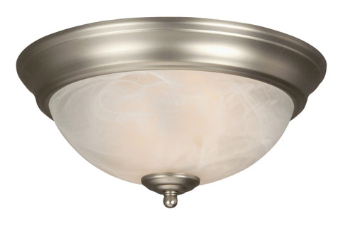 2 Light Flushmount In Brushed Satin Nickel (X211-BN)