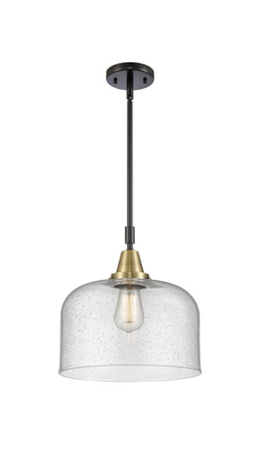 Bell - 1 Light - 12 inch - Black Antique Brass - Mini Pendant (447-1S-BAB-G74-L)