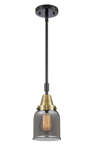 Bell - 1 Light - 5 inch - Black Antique Brass - Mini Pendant (447-1S-BAB-G53)