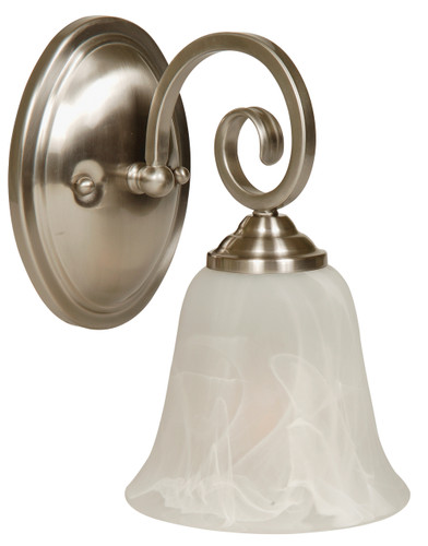 Cecilia 1 Light Wall Sconce In Brushed Polished Nickel (7105BNK1)