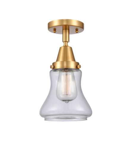 Bellmont - 1 Light - 6 inch - Satin Gold - Flush Mount (447-1C-SG-G192-LED)