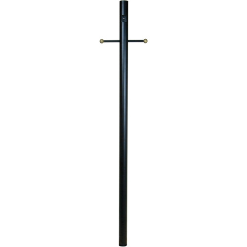 84" Smooth Direct Burial Post w/ Photocell in Textured Black (Z8792-TB)