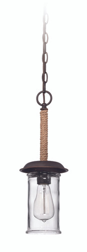 Thornton 1 Light Mini Pendant In Aged Bronze Brushed (36191-ABZ)