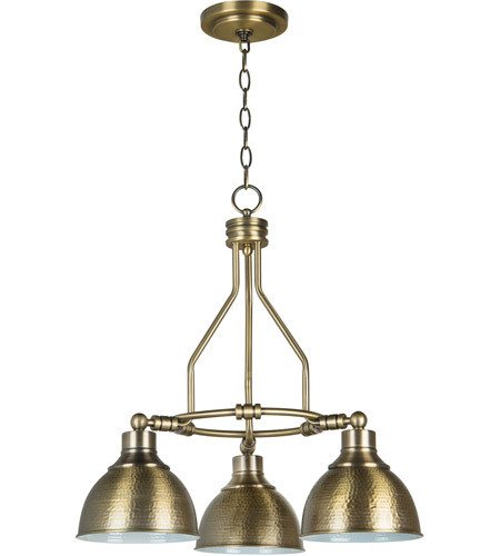 Timarron 3 Light Down Chandelier in Legacy Brass (35923-LB)