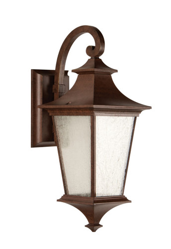 Argent II 1 Light Outdoor Wall Lantern In Aged Bronze Textured (Z1354-AG-LED)