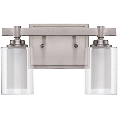 Celeste 2 Light Vanity In Brushed Polished Nickel (16712BNK2)