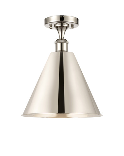 Berkshire - 1 Light - 12 inch - Polished Nickel - Semi-Flush Mount (516-1C-PN-MBC-12-PN)
