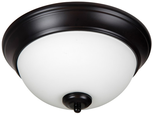 Pro Builder 2 Light 11" Flushmount In Oiled Bronze (XP11OB-2W)