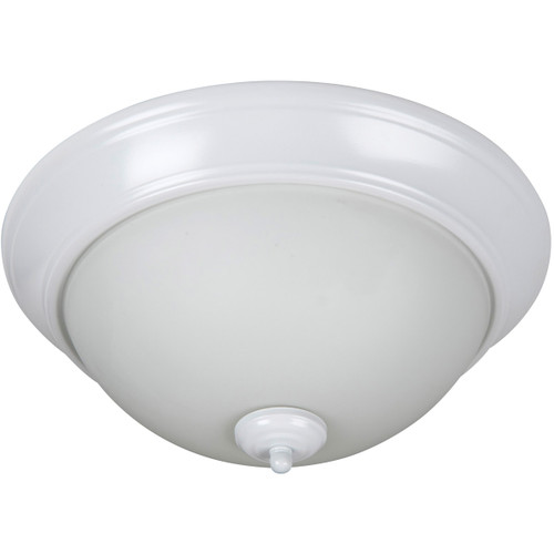 Pro Builder 3 Light 15" Flushmount In White (XP15W-3W)