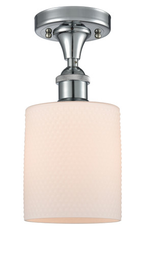 Cobbleskill - 1 Light - 5 inch - Polished Chrome - Semi-Flush Mount (516-1C-PC-G111)