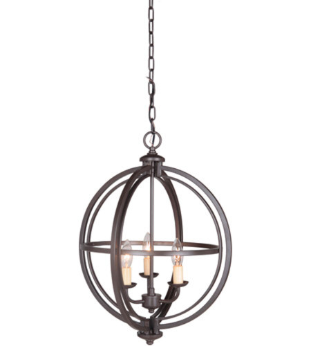 Berkeley 3 Light Foyer In Espresso (40133-ESP)