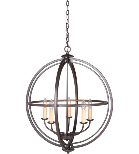Berkeley 5 Light Foyer in Espresso (40135-ESP)