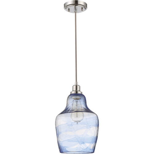 1 Light Mini Pendant W/Cord In Chrome (P620CH1)