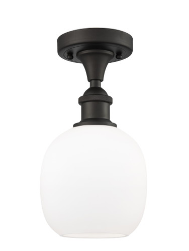 Belfast - 1 Light - 6 inch - Oil Rubbed Bronze - Semi-Flush Mount (516-1C-OB-G101)